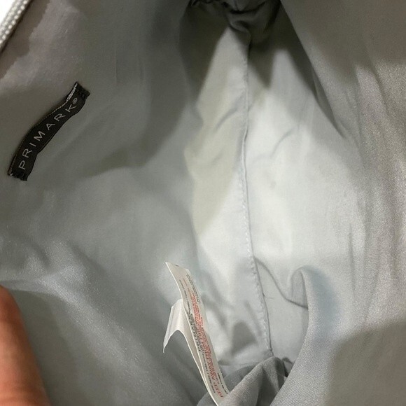Primark Metallic Iridescent Nylon Zip Pouch - Picture 5 of 7
